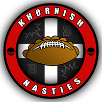 Khornish Nasties team badge