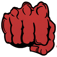 Da Red Fists team badge